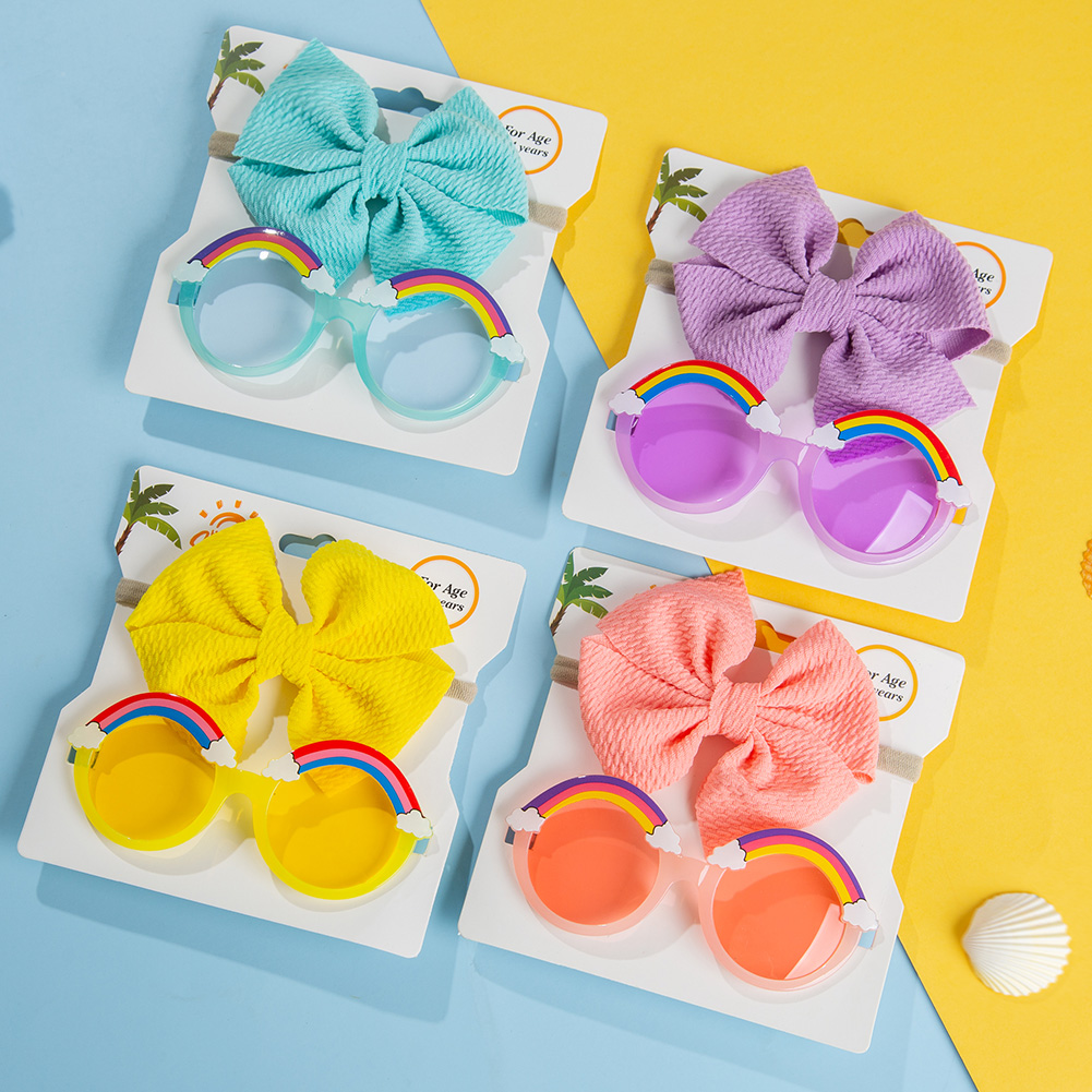 Photography Cheat Sheet - 2 pz/set Rainbow Baby occhiali da