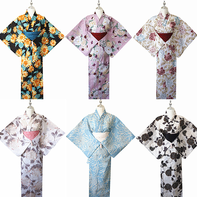 Photography Japanese - Nuovo Accappatoio Kimono in Stile Tradizionale,