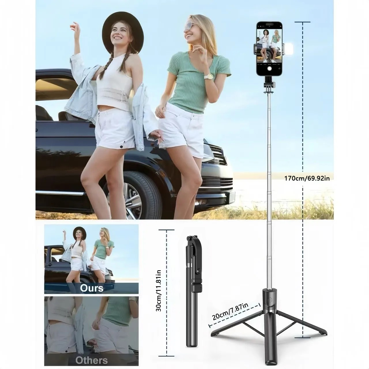 Bastone per selfie da 1700 mm  - Photography Basics recensione e prezzo