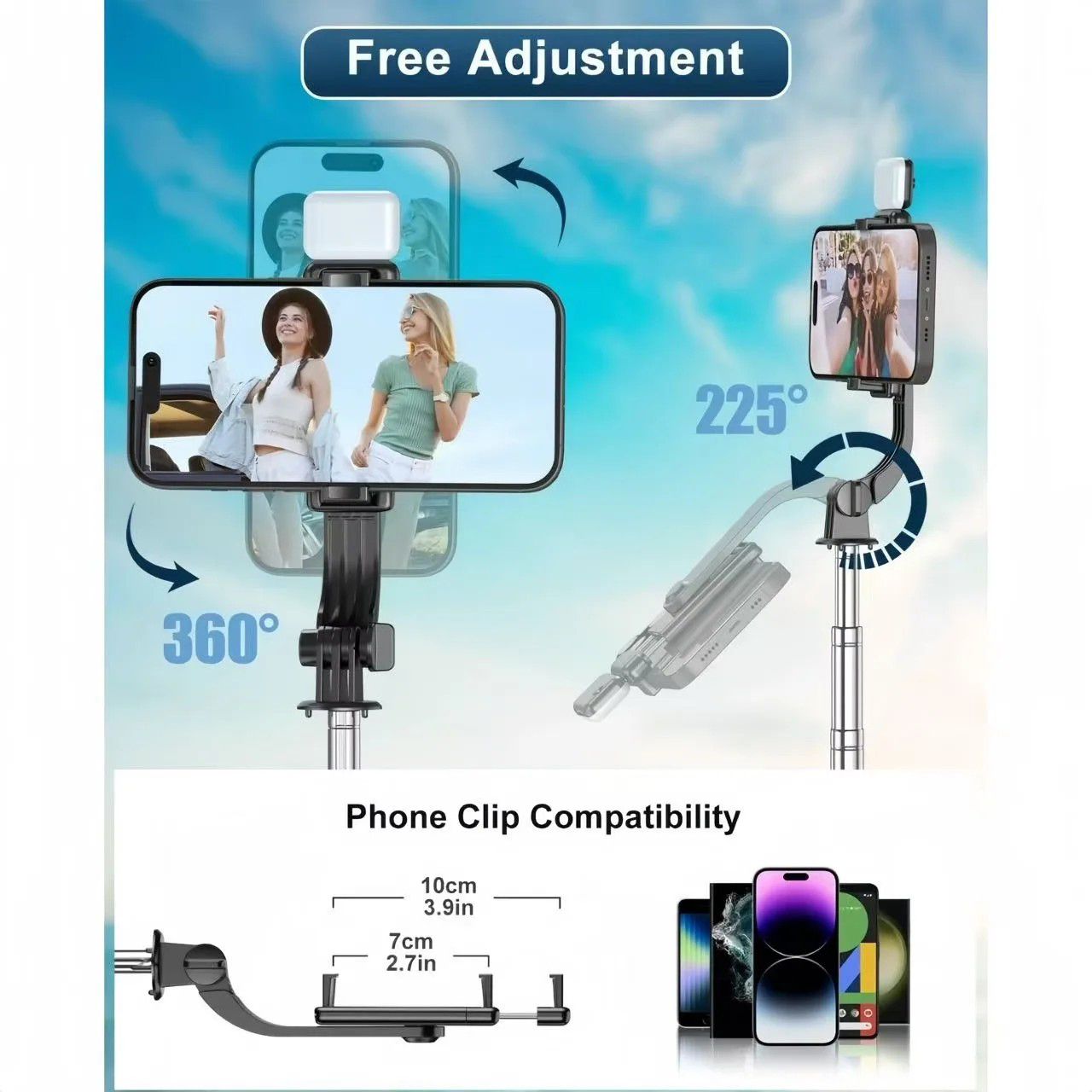Bastone per selfie da 1700 mm  - Photography Basics recensione e prezzo