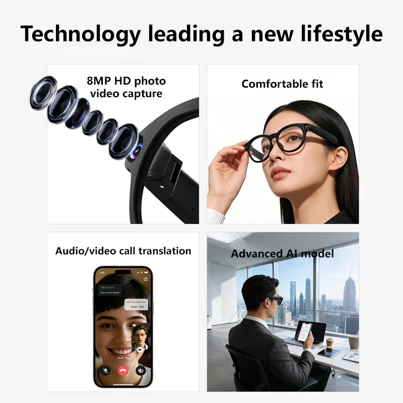 Nuovi Occhiali Intelligenti AI - Photography Videos Free recensione e prezzo